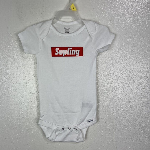 Gerber Onesie Baby 18 Months Unisex White Filipino Supling Supreme One Piece - Picture 10 of 10